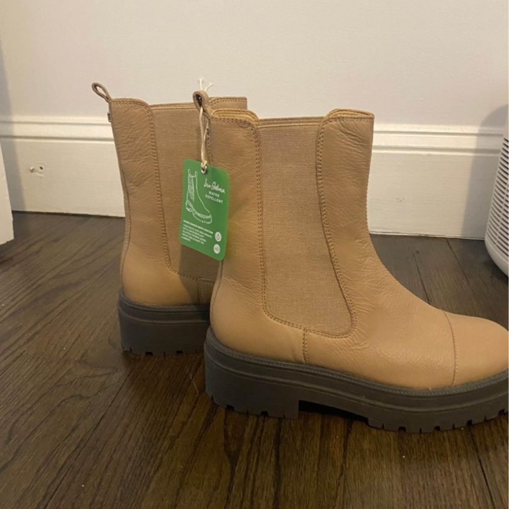 Sam Edelman bootie flat camel size 7